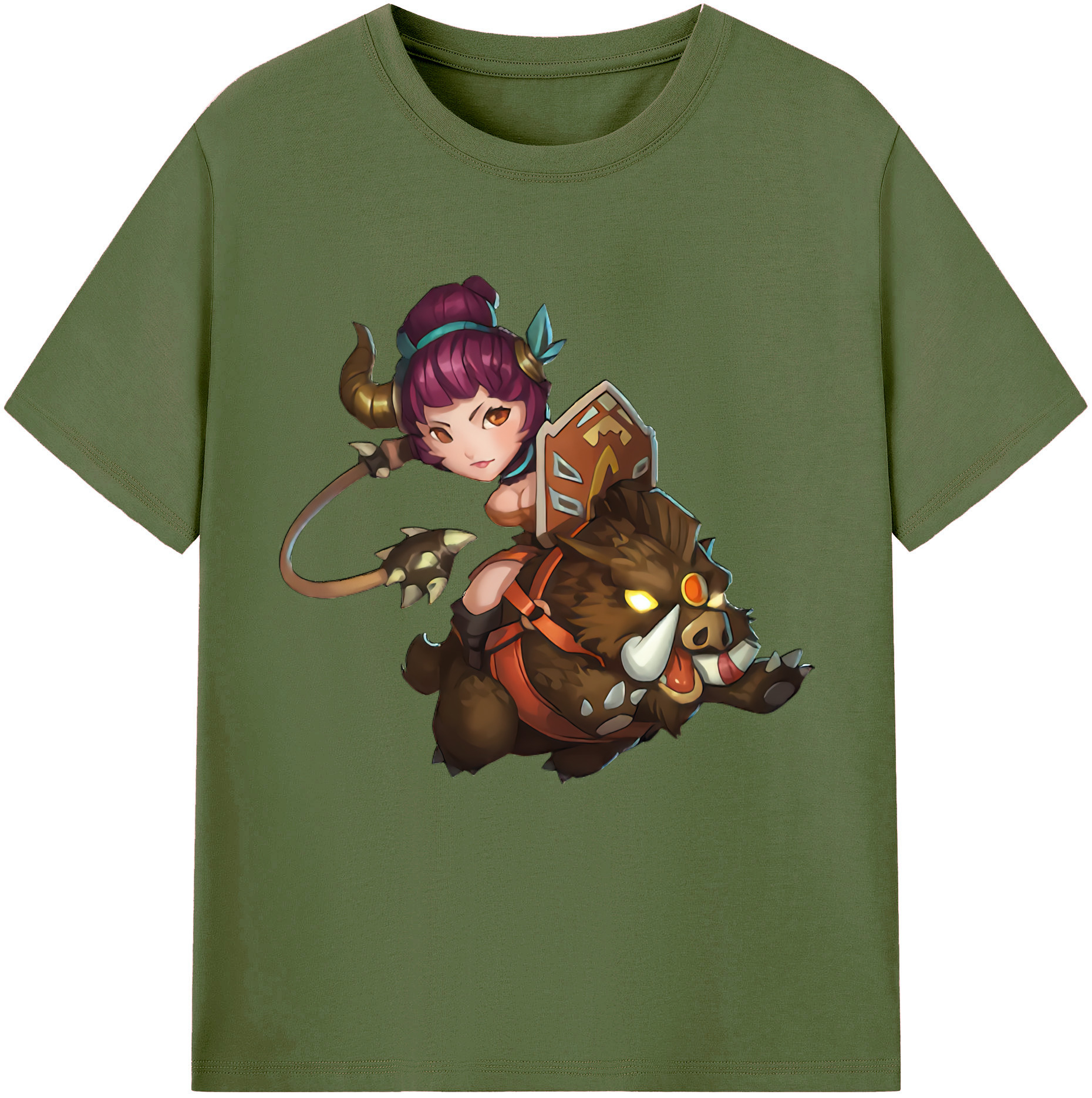 （画像用） リーグ・オブ・レジェンド League of Legends LOL 綿100％半袖Tシャツ（フロントプリント）